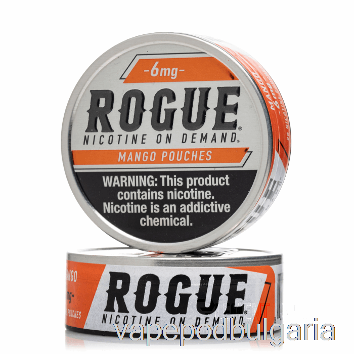 Vape 10000 Дръпки Rogue Nicotine Pouches - Mango 3mg (5-pack)